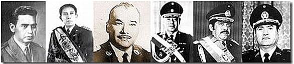 Regímenes militares- primera fase