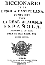 DICCIONARIO DE LA LENGUA CASTELLANA