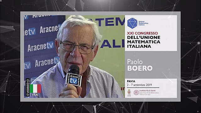 PAOLO BOERO (Matemático italiano)