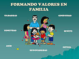 FORMACIÓN DE VALORES EN LA FAMILIA