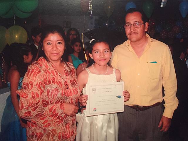 My elementary school graduation party