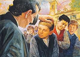 Don Bosco comenzó a reunir jovenes