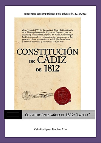 2. Constitución de Cádiz