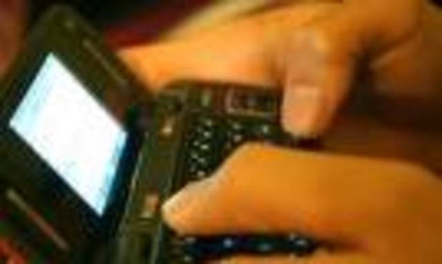 Texting became very popular