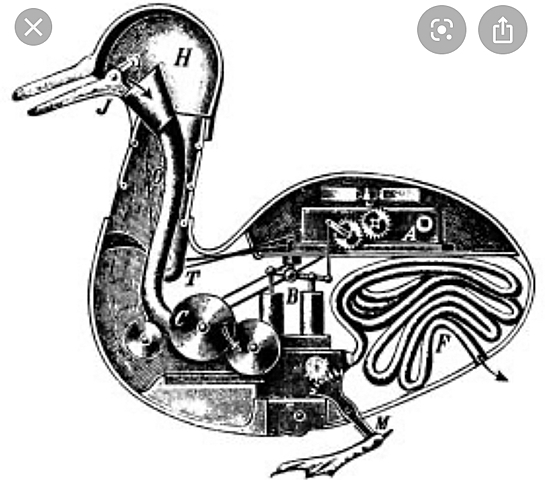 Le canard de Vaucanson