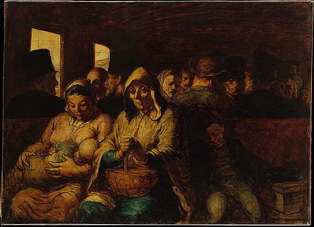Honoré Daumier - El vagó de tercera classe
