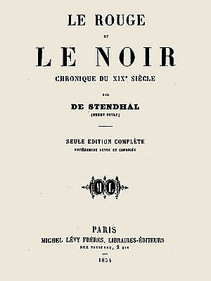 Stendhal "Rojo y negro"
