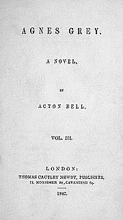 "Aggnes Grey" - Anne Bronte