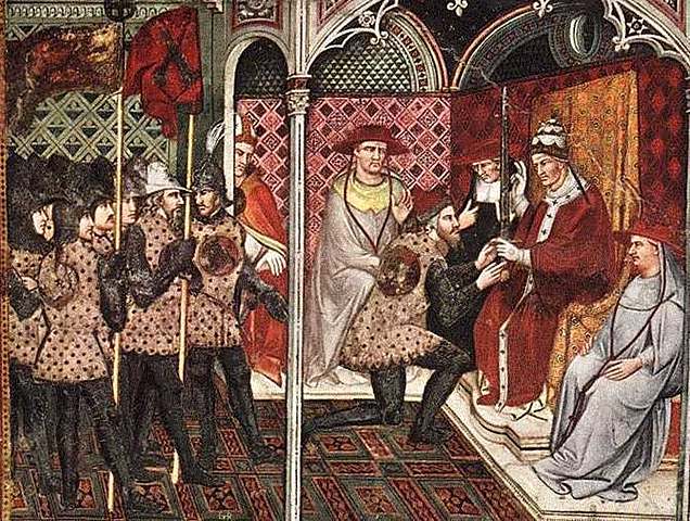 Comienza el ritual simbólico de vasallaje