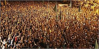 Violence erupts between