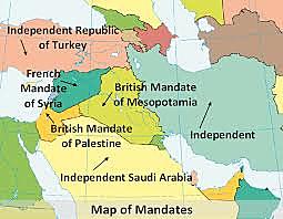 Partitioning started in the Middle East