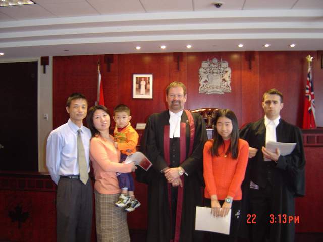 Became a Canadian Citizen