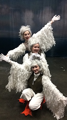 Renee Preforms in the All school Production