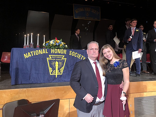 Renee is inducted into National Honor Society