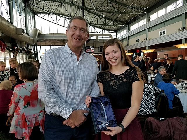 Renee Recieves Paul Carriel Award for Acheivement in Sailing