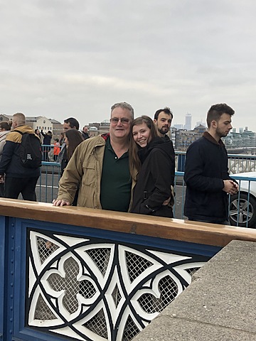 Renee visits London with her Family