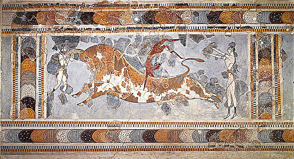 Murales found at Minoan palaces