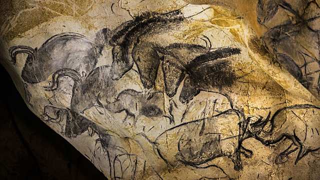 Paintings found in the Chauvet cave France