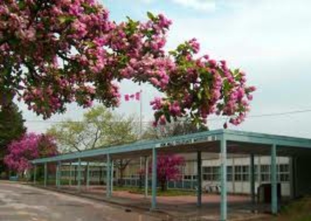 That was my first school in Canada