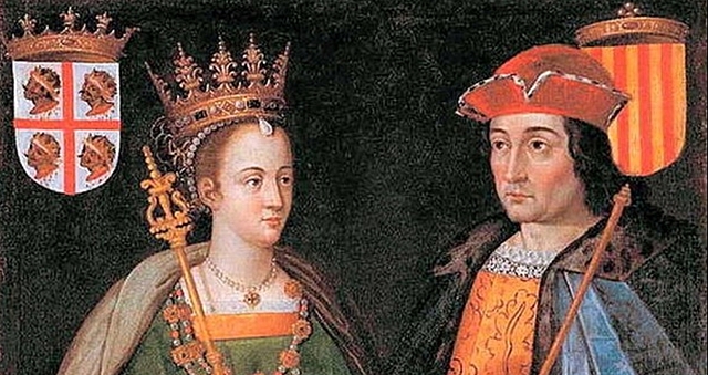 Matrimonio de Sancho Ramírez de Aragon con Isabel de Urgel