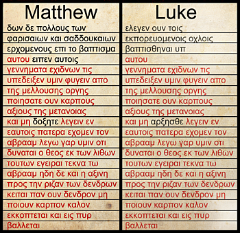 Written-The Gospels of Matthew and Luke