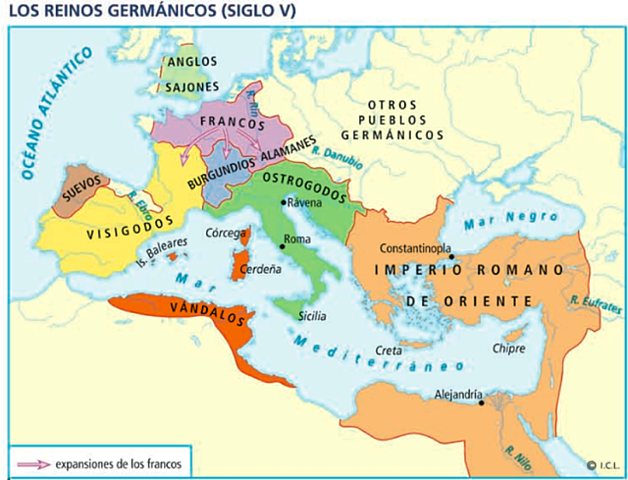 Caída de Roma en manos de Odoacro, el primer "rex Italiae"