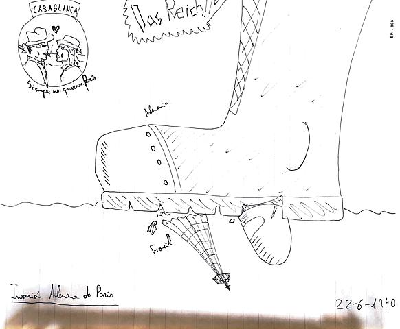 Ocupación de París por las Tropas del Eje