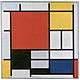 Piet mondriaan  1921   composition en rouge  jaune  bleu et noir