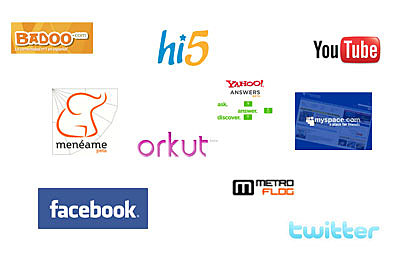 Creación de las primeras cuentas en las redes sociales (Facebook y HI5)