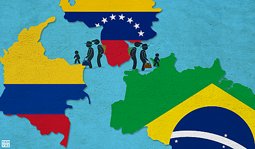 Venezolanos en Colombia