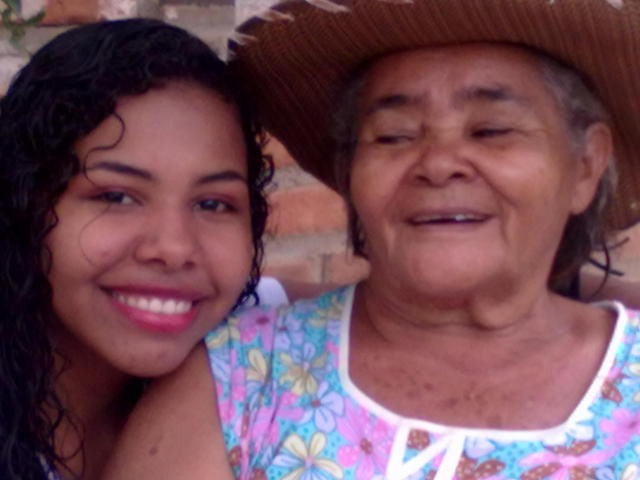 celebrating with my mother