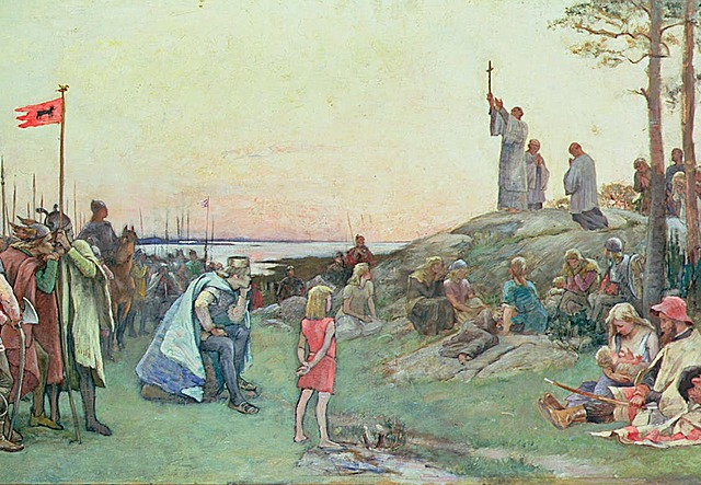 Ansgar kommer till Birka