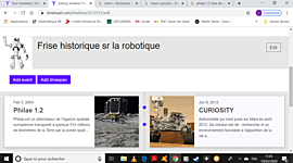 Timeline: Frise historique sur la robotique