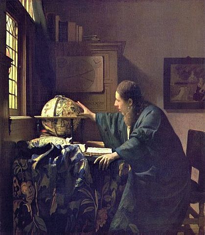 Johannes VERMEER van Delft. "El astrónomo"