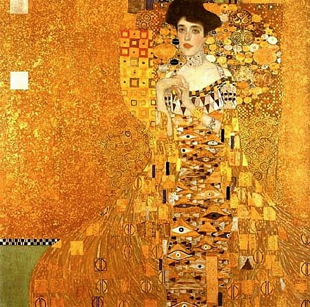 Gustav Klimt. Retrato de Adele Bloch-Bauer I (1907), también llamado Adele de oro,