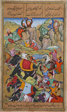 Timur sacks Delhi.