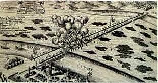 Felégették az Eszéki hidat