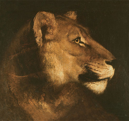 Théodore Géricault .Tête de lionne
