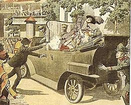 Asesinato de Fernando Francisco de Austria y su esposa.