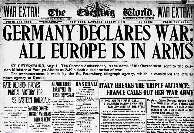 Second declaration of war