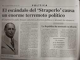 Escándalo del estraperlo, dimisión de Lerroux