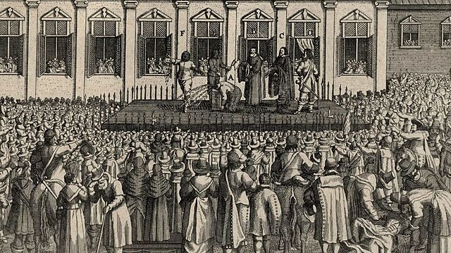 I. Károly kivégzése