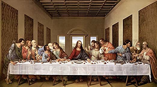 Leonardo da Vinci paints the Last Supper.