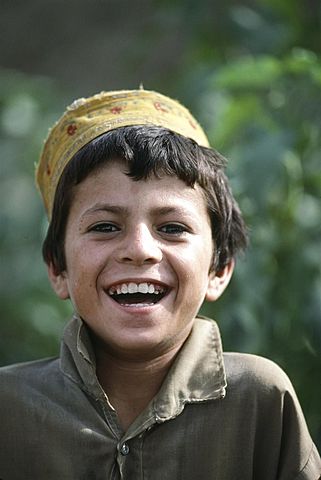 Sohrab smiles for the first time