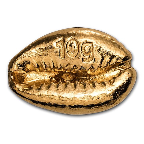 Los cowries de metal