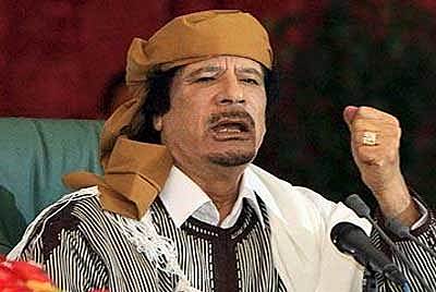 El director del FMI, Dominique Strauss-Kahn, resume su reunión con Muamar Gadafi: