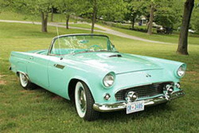 Last Ford T-bird rolls off the assembly line