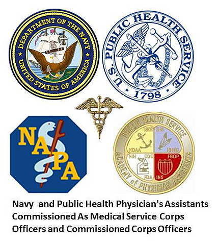 U.S. Navy and Public Health Service PAs are Granted Commissioned Officer Rank