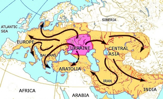 Comienza a fragmentarse el protoindoeuropeo