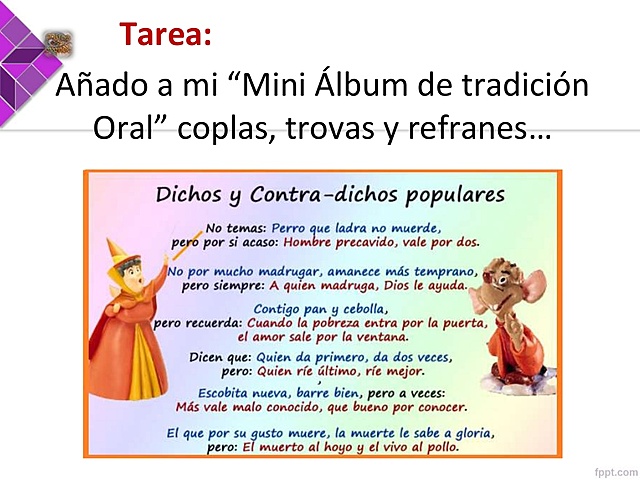 Refranes, coplas, piròpos